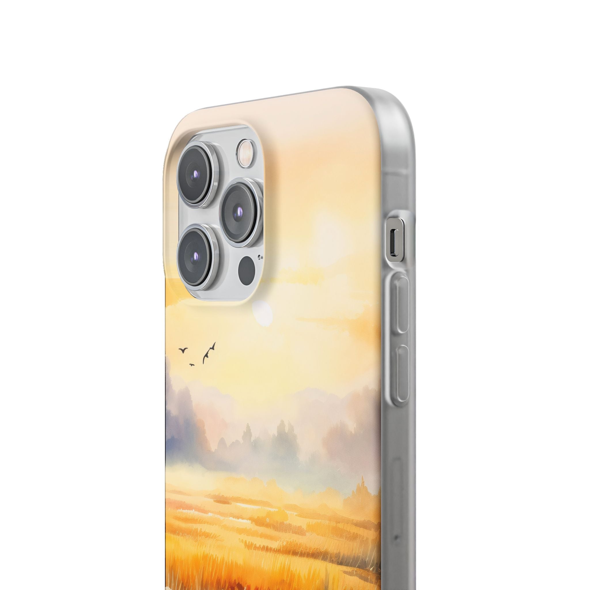 Glowing Sunrise iPhone 14 Pro Max Case - Soft