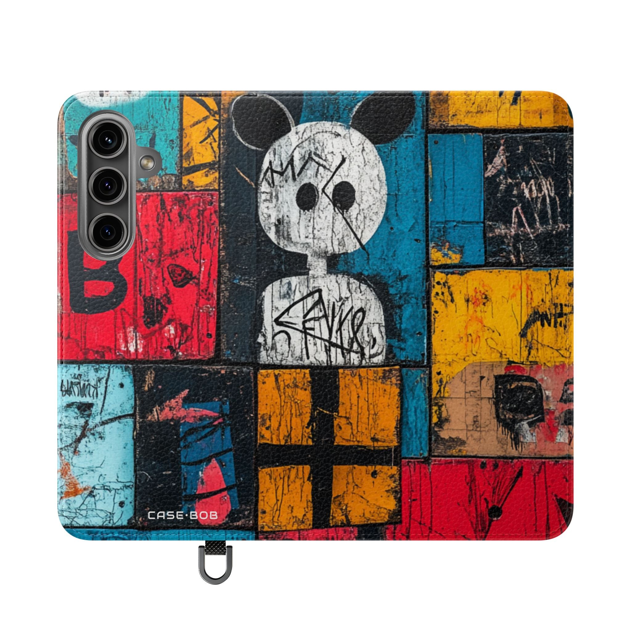 White Orb Graffiti - Samsung S24 Case - Wallet