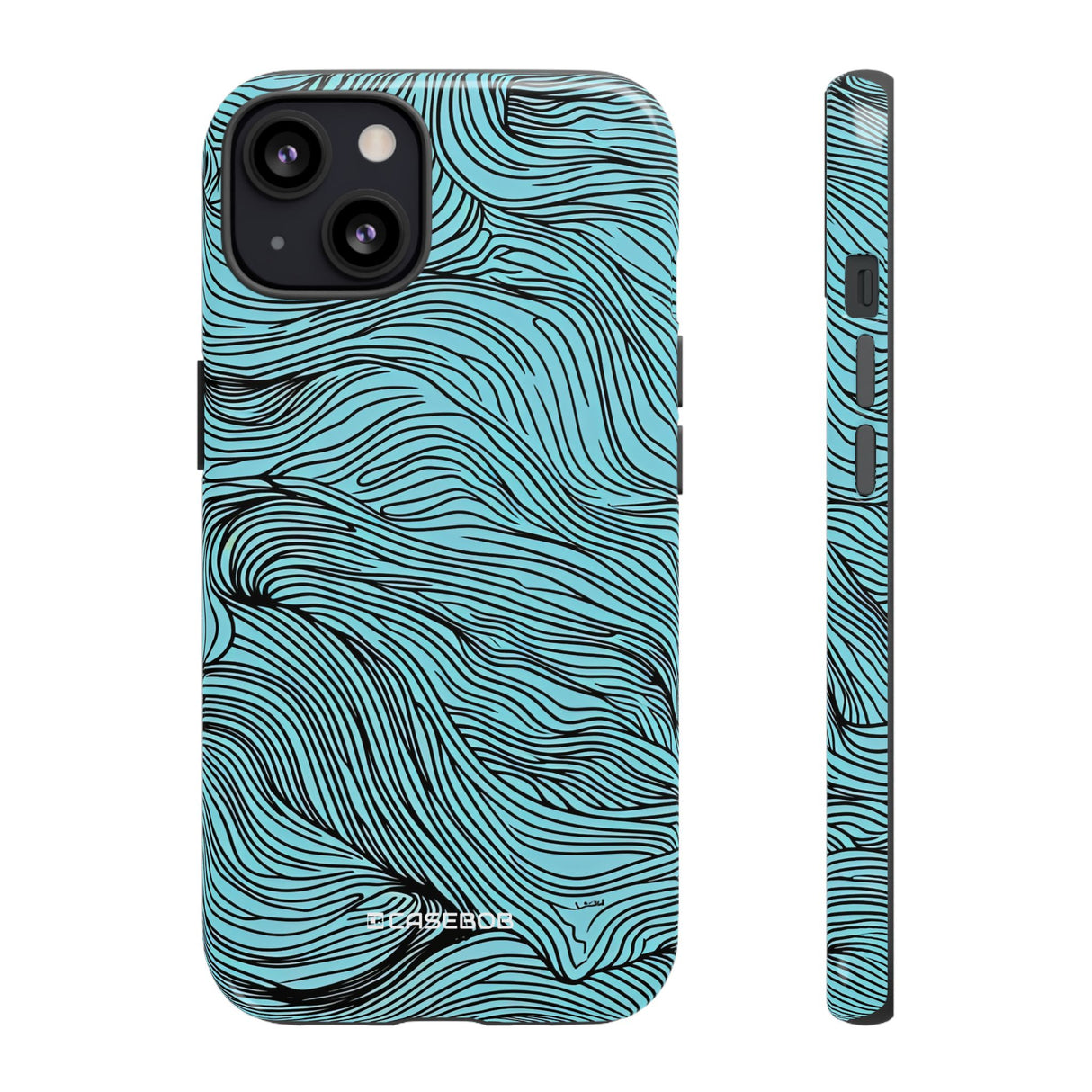 Wavy Serenity | Protective Phone Case for iPhone