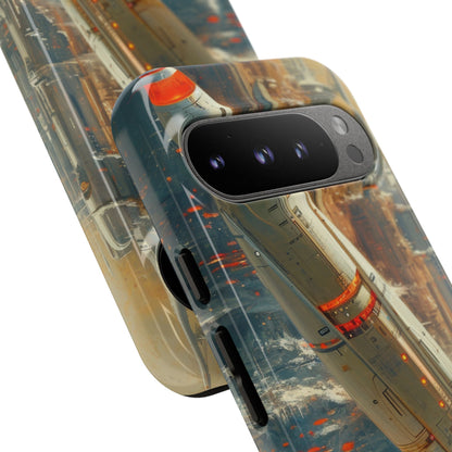 Futuristic Forest Voyage Google Pixel 9 - Tough