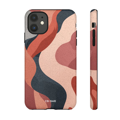 Flowing Earth Tones - iPhone Case