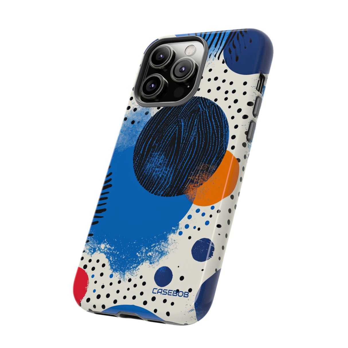 Blue Tranquil Geometry - Protective Phone Case