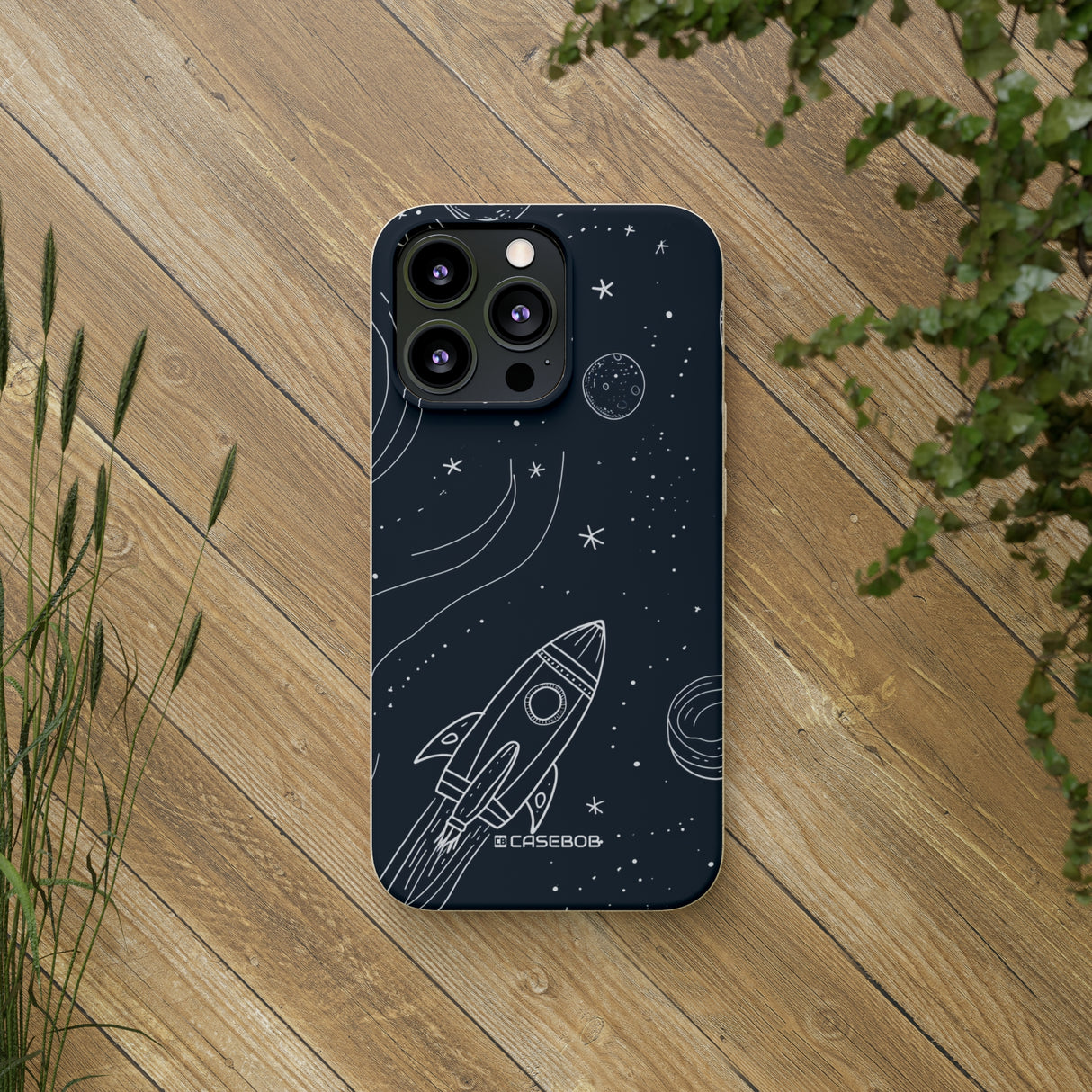 Cosmic Doodle Adventure | Biodegradable Phone Case