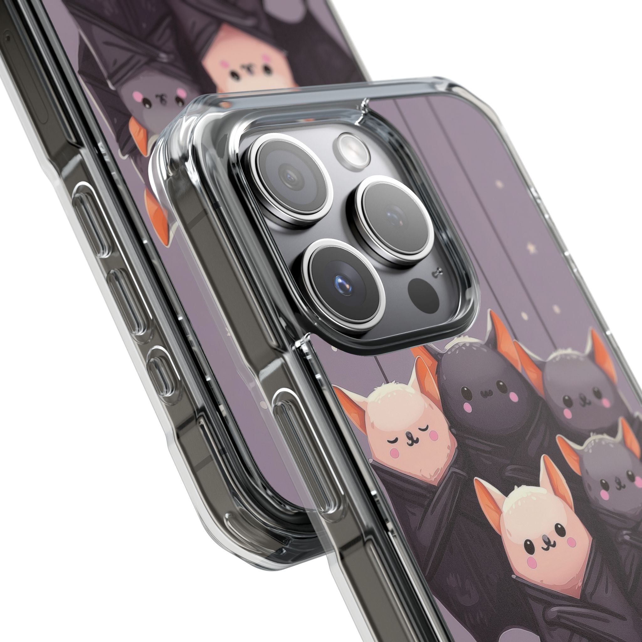 Playful Bats Hang iPhone Case - Impact