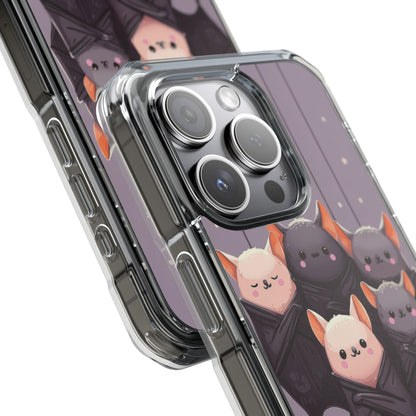 Playful Bats Hang iPhone Case - Impact