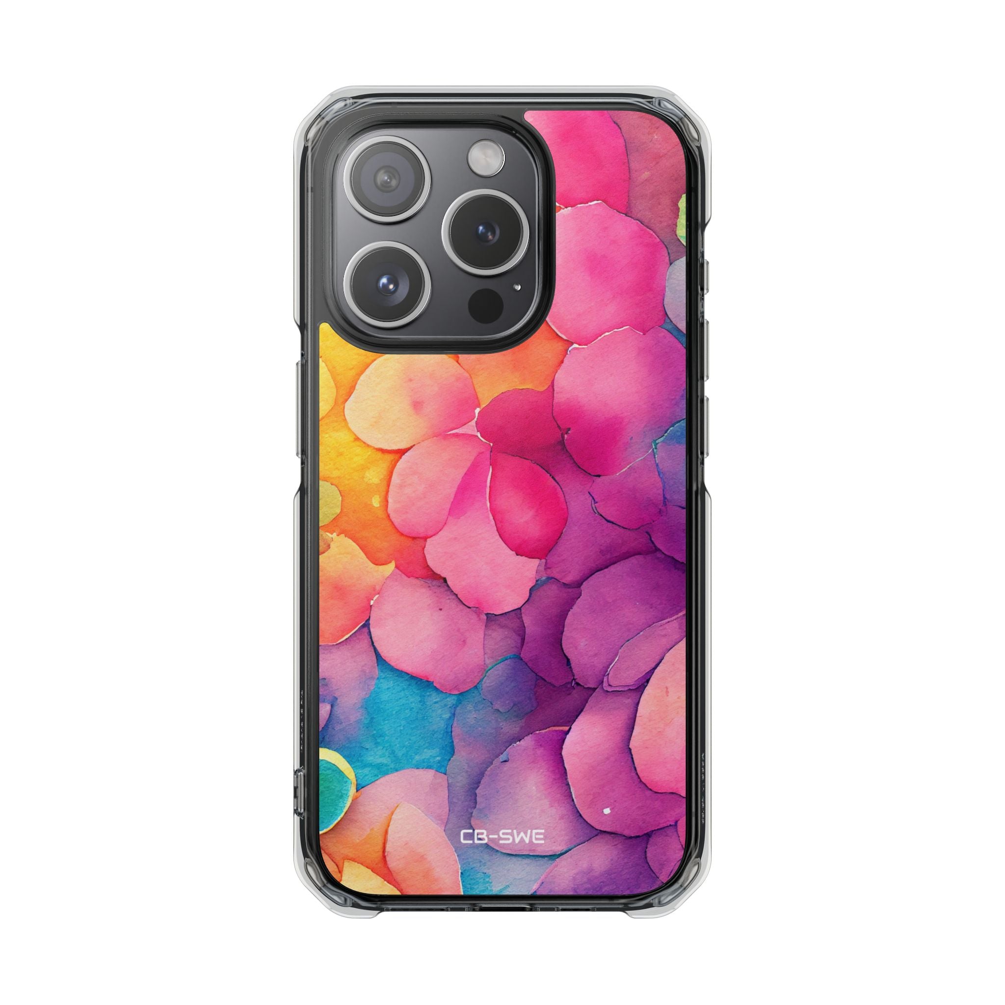 Vibrant Petal Fusion iPhone Case - Impact