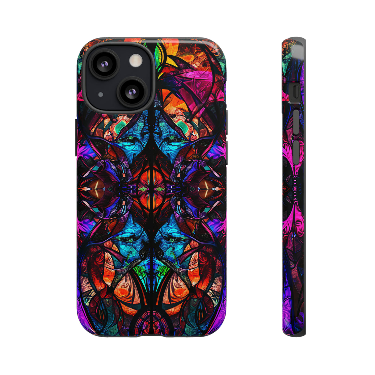 Gothic Stained Glass Splendor - Protective Phone Case