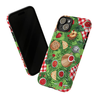 Picnic Love Checkered Bliss - Protective Phone Case