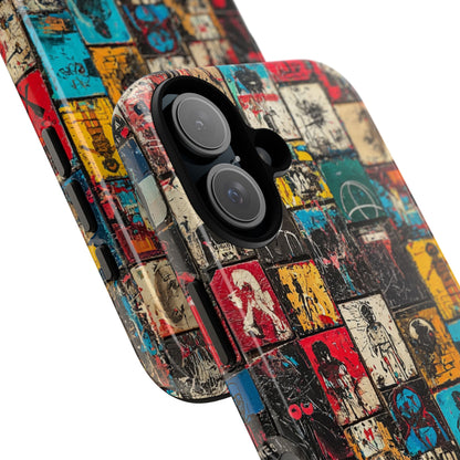 Figured Grid iPhone 16 Case - Tough