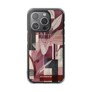 Marsala Design Showcase | Handyhülle für iPhone (Clear Impact Case – magnetisch) 