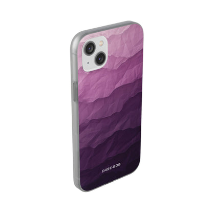 Purple Wave Layers iPhone 14 Plus Case - Soft