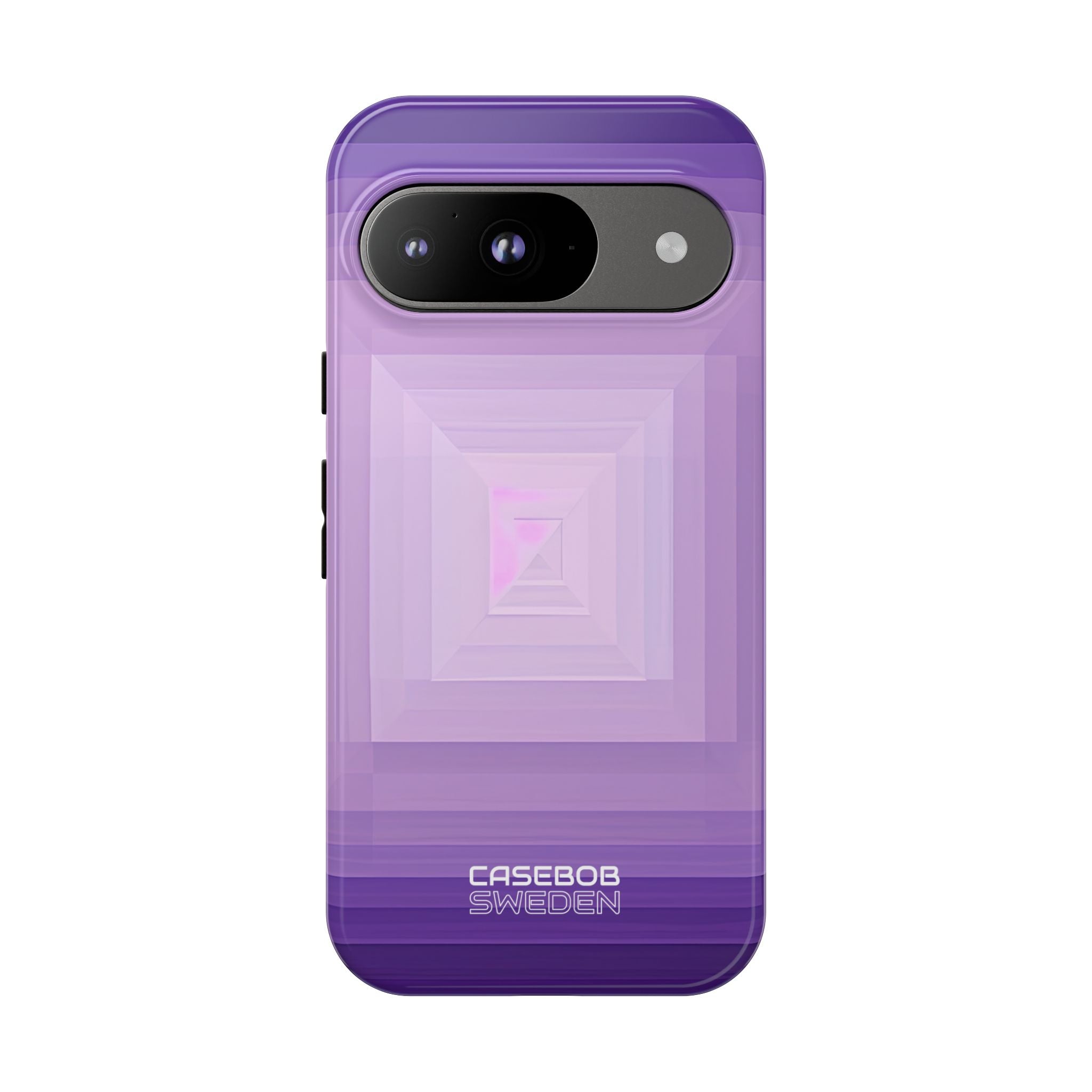 Purple Geometry Vortex Google Pixel 9 - Tough