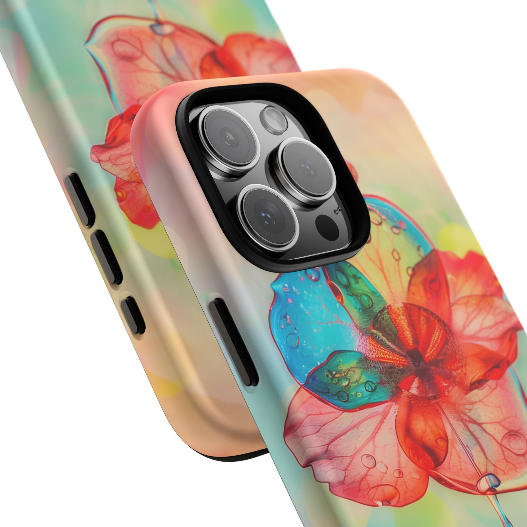 Ethereal Glass Flower iPhone 16 - Tough Phone Case