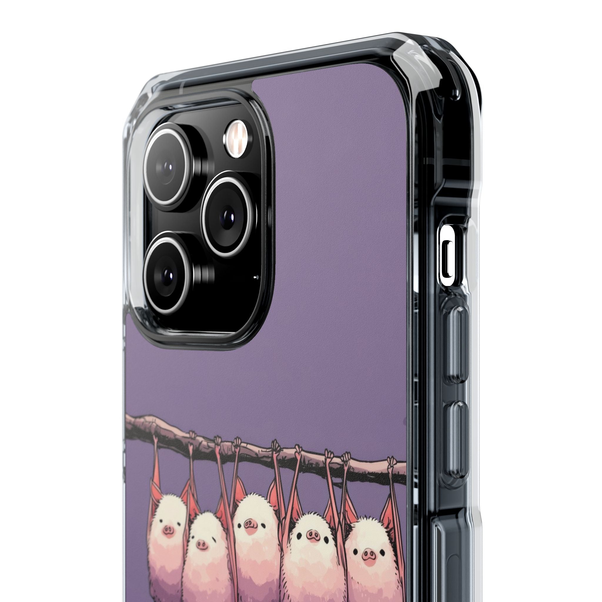 Bats Hang Playfully iPhone Case - Impact