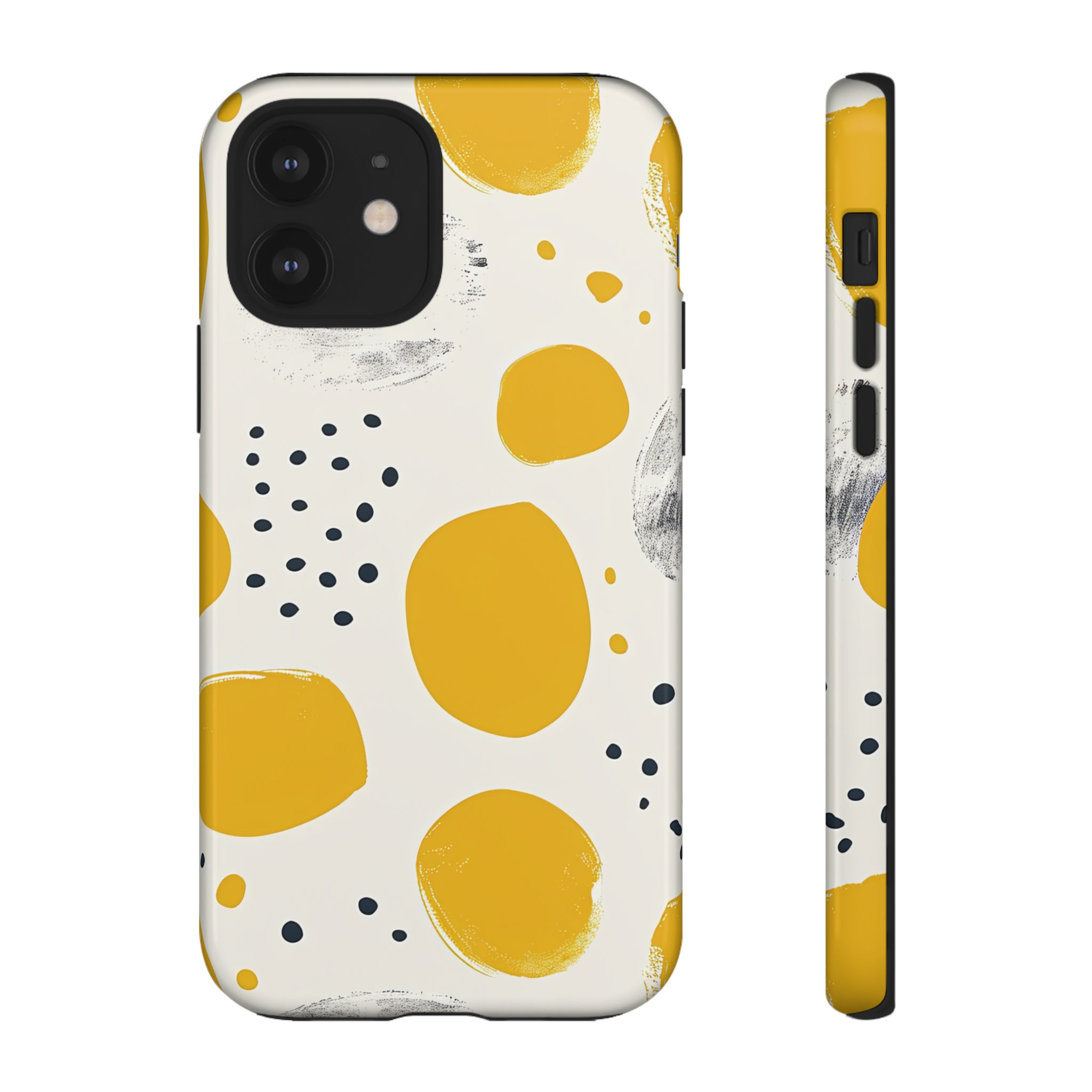 Dotted Yellow Simplicity - Protective Phone Case