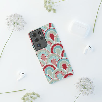 Light Blue Retro - Tough Phone Case