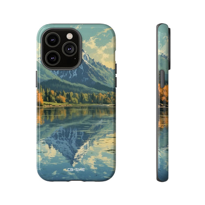Mountain Reflects Calm - iPhone Case