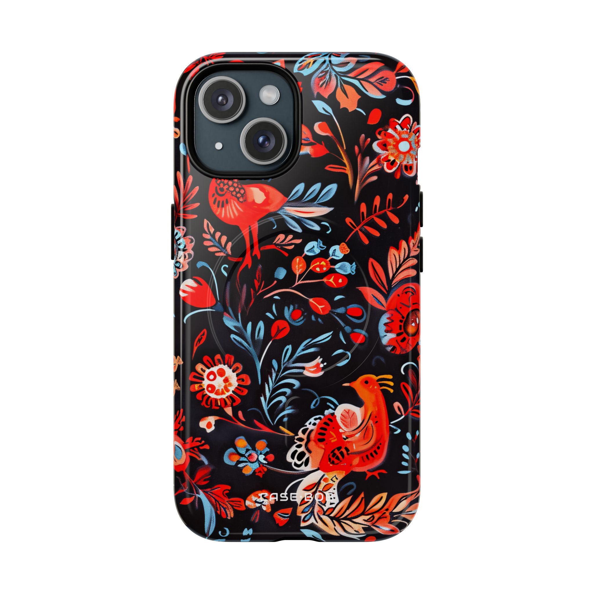 Vivid Birdscape iPhone 15 Case - Tough+