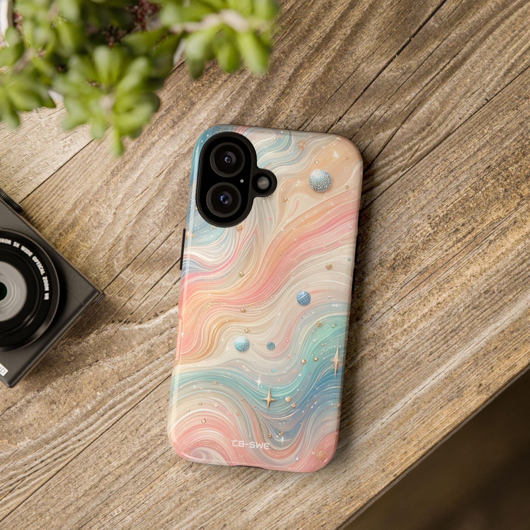 Celestial Waves Dance - iPhone Case