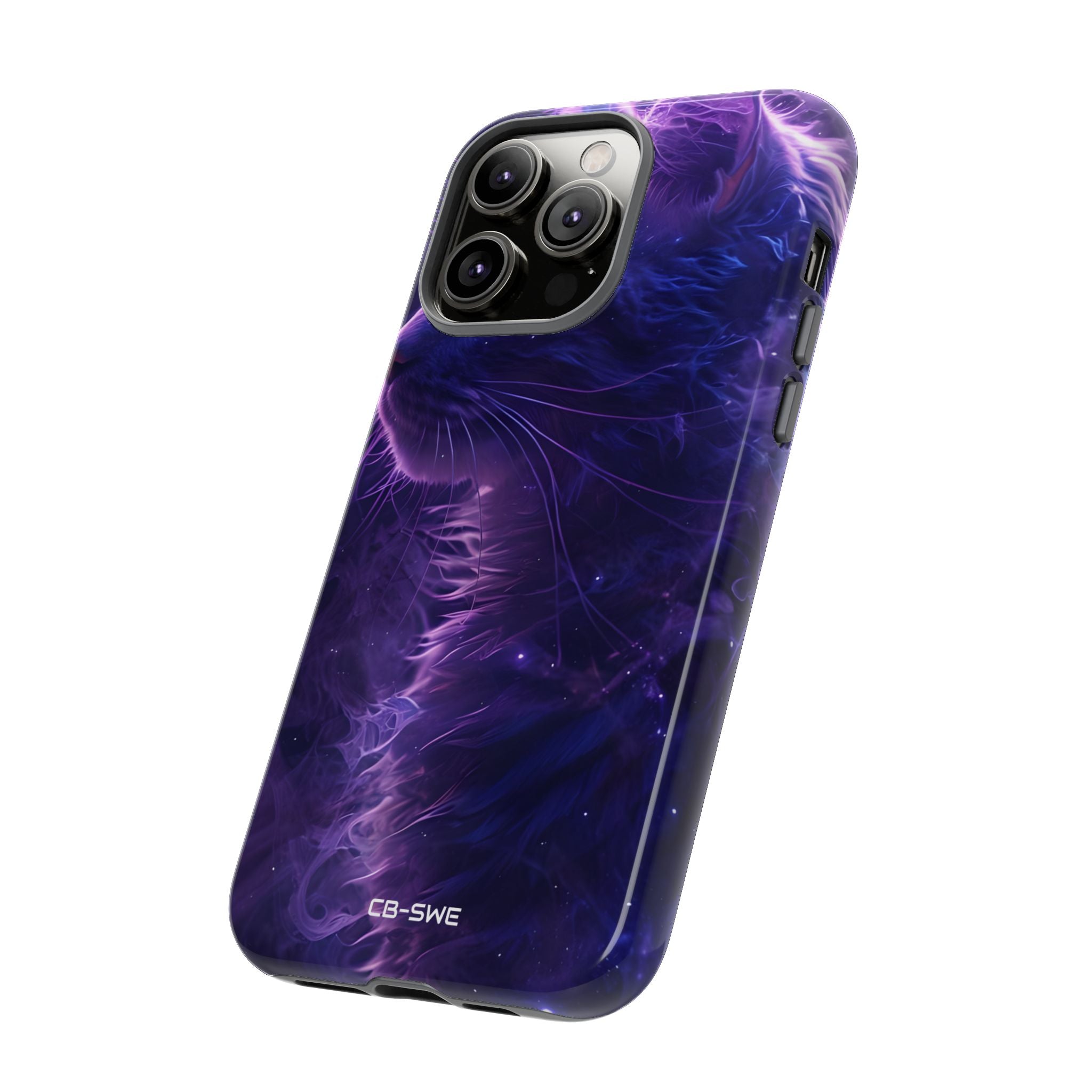 Mystical Starlit Cat - iPhone Case