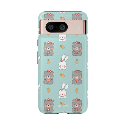 Bunnies Gather Carrots - Google Pixel Case
