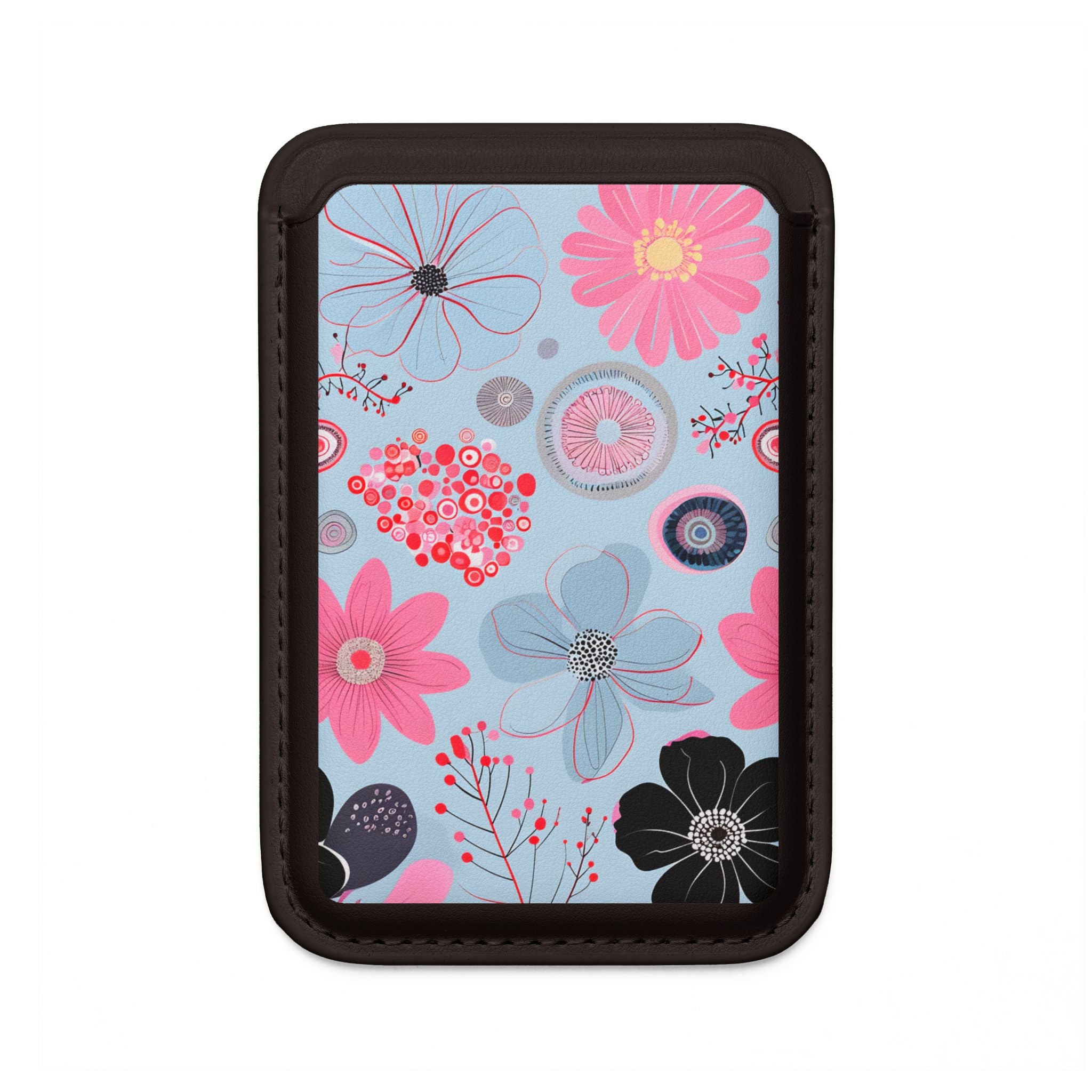 Outlined Bloom Radiance Wallet – MagSafe Ready