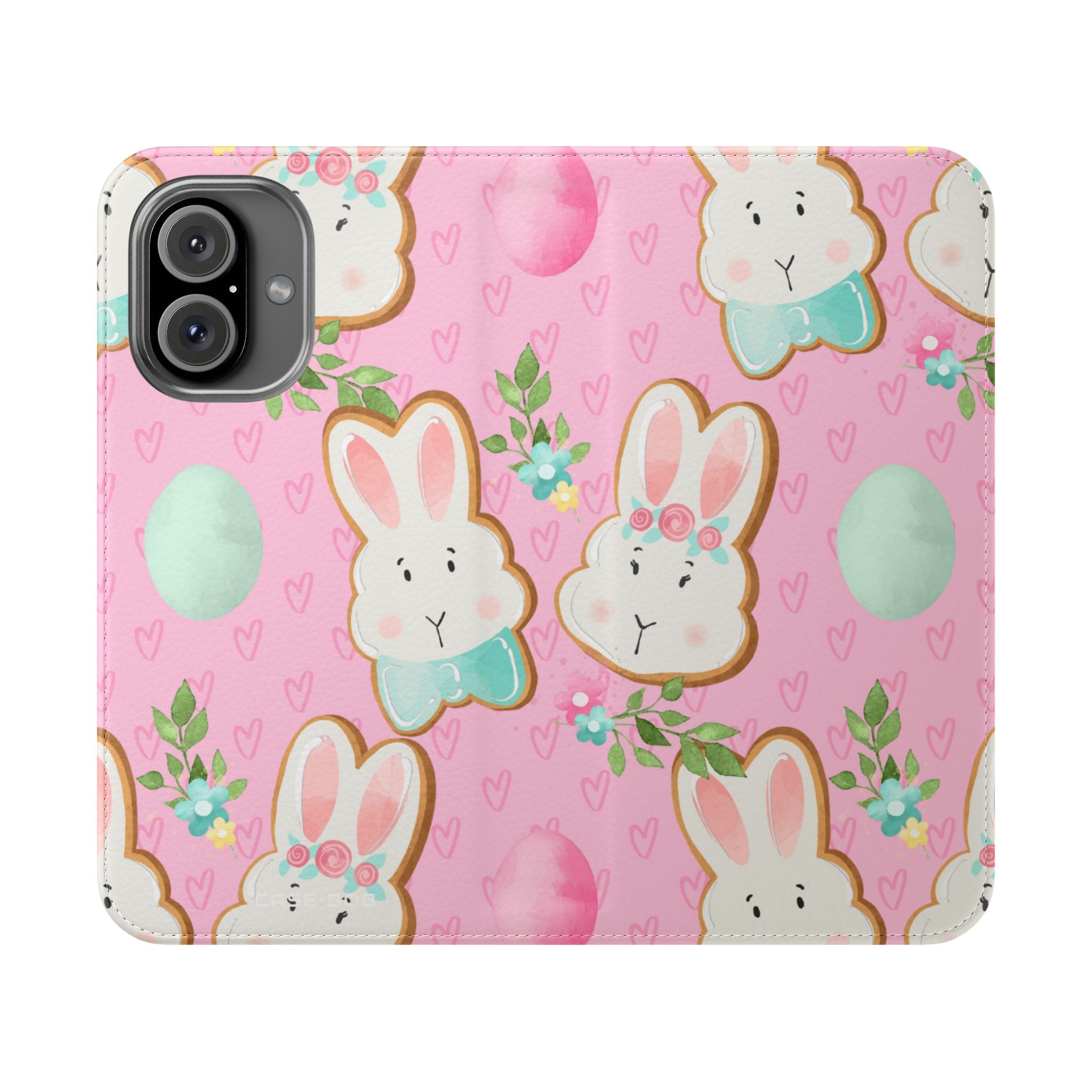 Blushing Bunny Bloom - iPhone 16  Case - Wallet