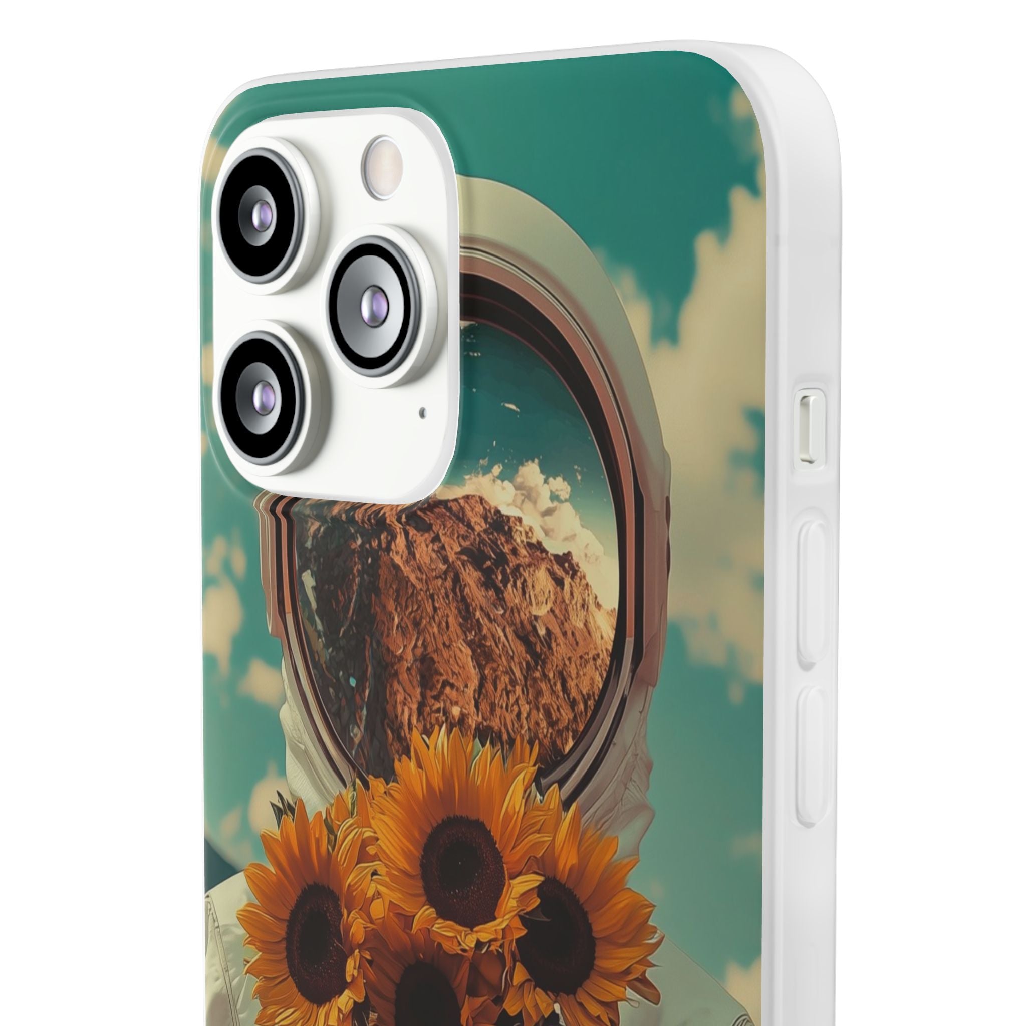 Sunflower Astronaut iPhone 13 Pro Max - Soft