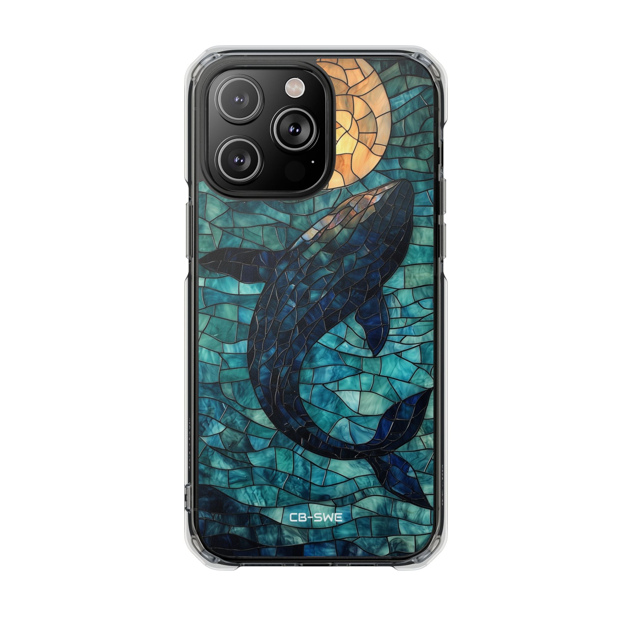 Whale Dives Upward iPhone Case - Impact
