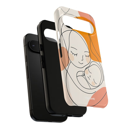Mother Embraces Child - Google Pixel Case