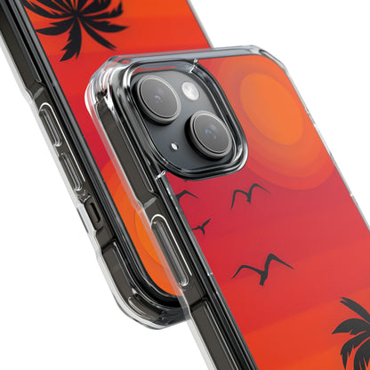 Summer Sunset Silhouettes iPhone Case - Impact