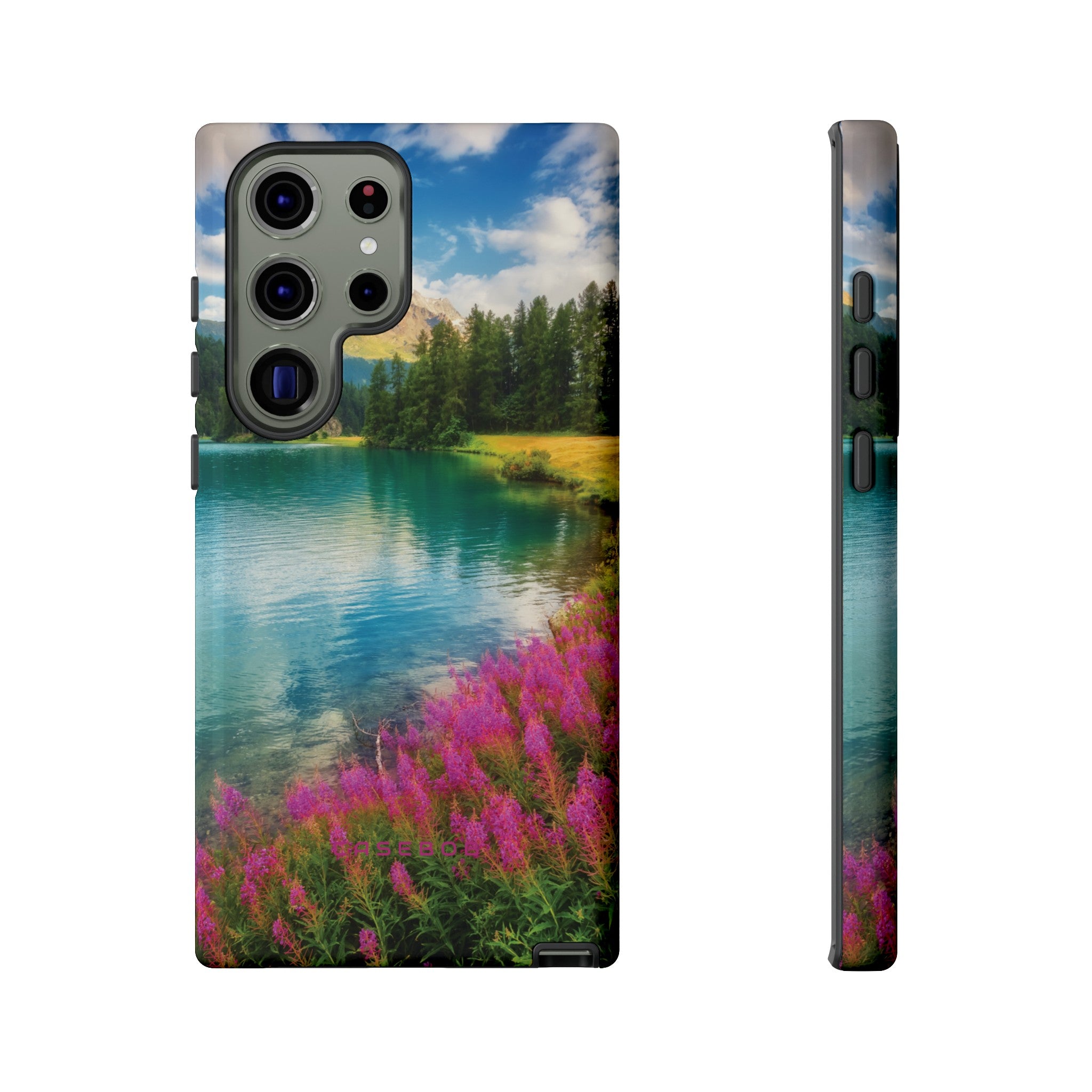 Azure Alpine Lake Phone Case - Protective Phone Case