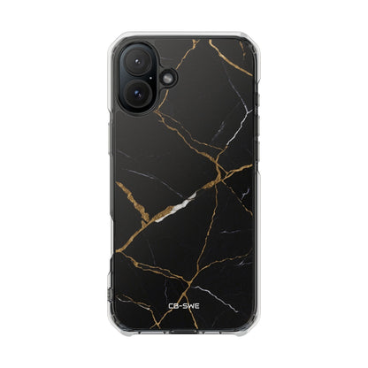 Golden Veins Emerge iPhone Case - Impact
