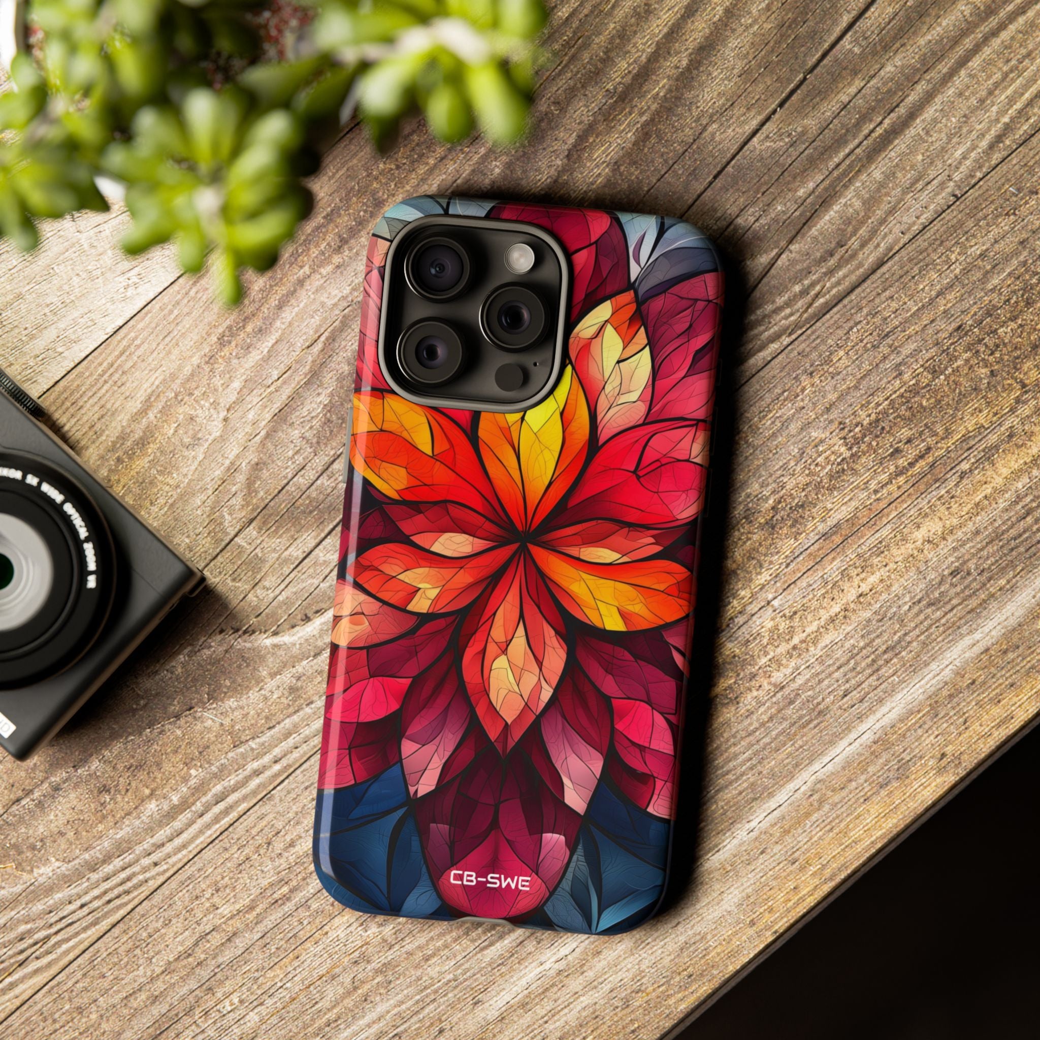 Flame Blossoms Glow - iPhone Case