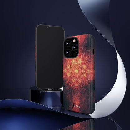 Flames Embrace Sky - iPhone Case
