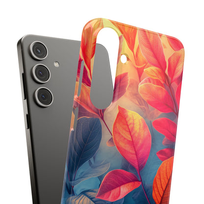 Red Blue Nature - Slim Samsung S24 Phone Case