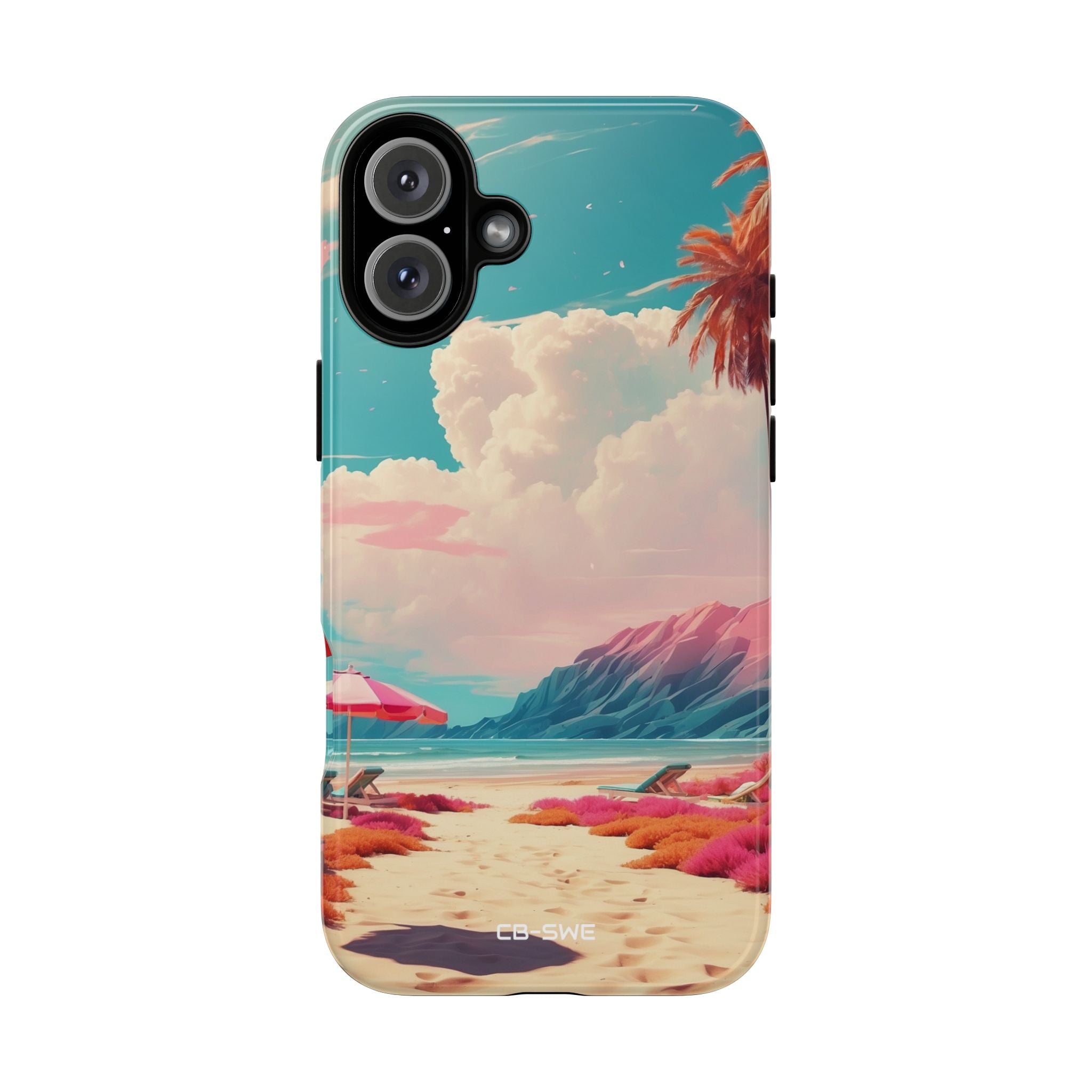 Vibrant Umbrellas Stand - iPhone Case