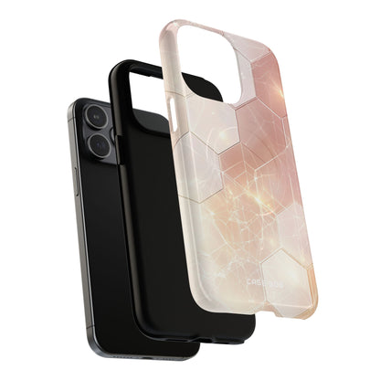 Honeycomb Glow iPhone 15 Pro Max Case - Tough+