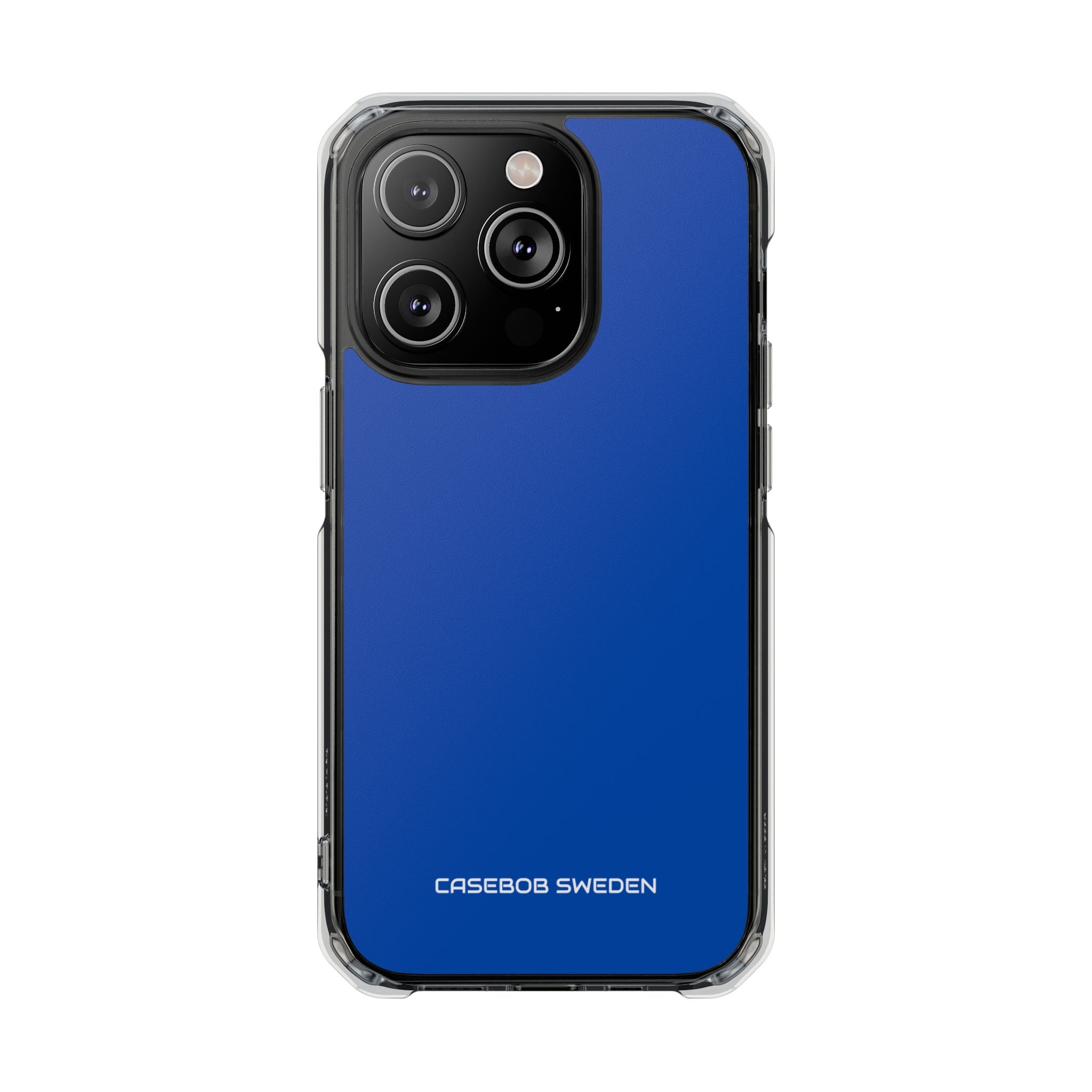 Cobalt Blue - Clear Impact iPhone 14 Phone Case