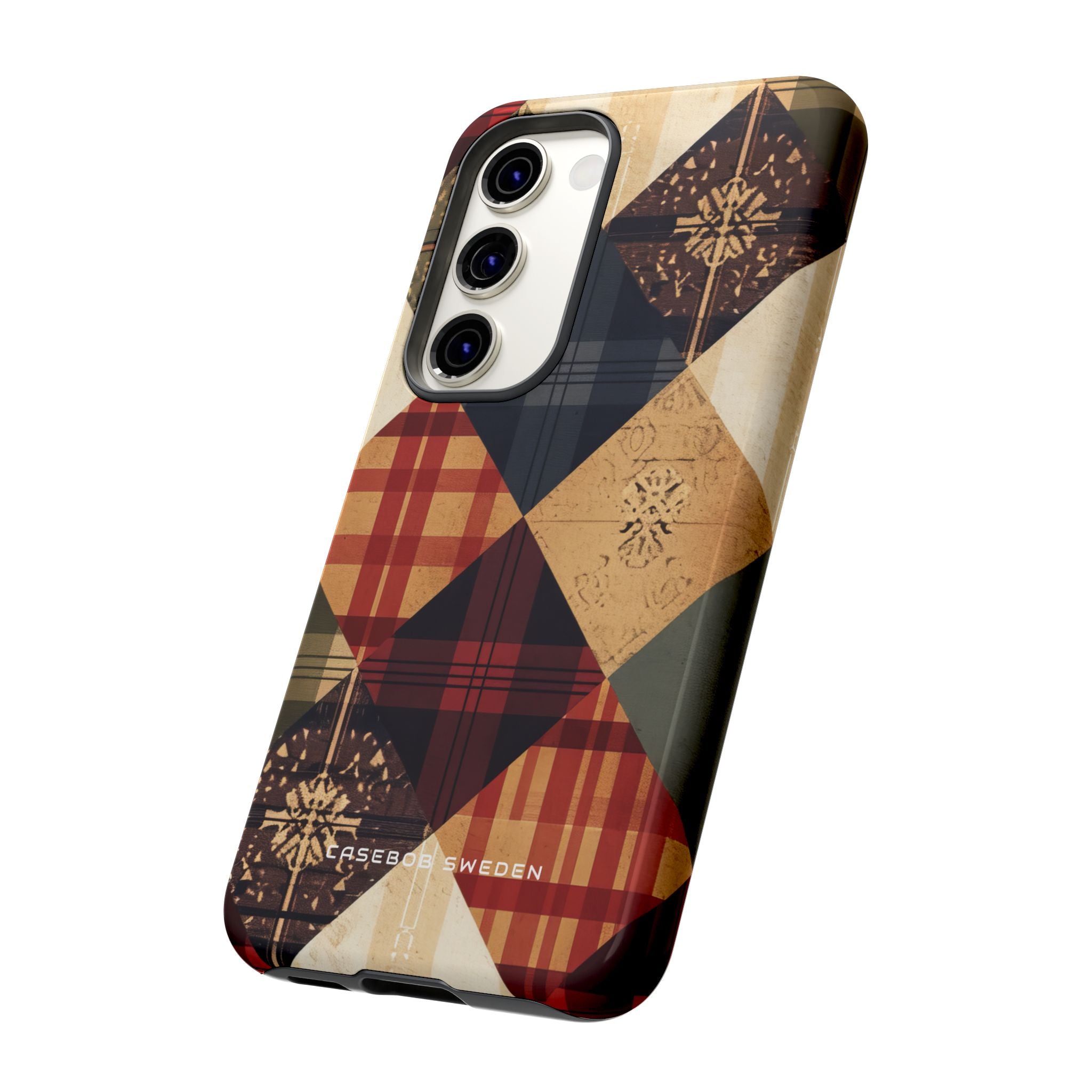 Rustic Geometric Patchwork Harmony Samsung S23 - Tough Phone Case