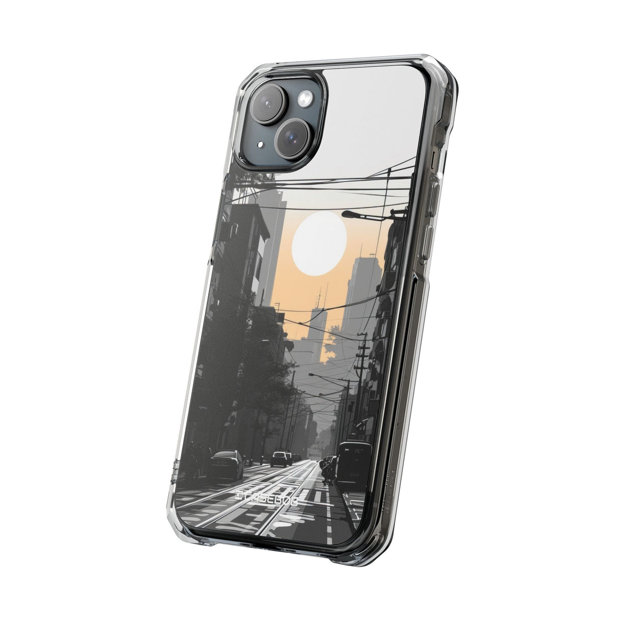 Urban Serenity Glow – Handyhülle für iPhone (Clear Impact – Magnetisch)