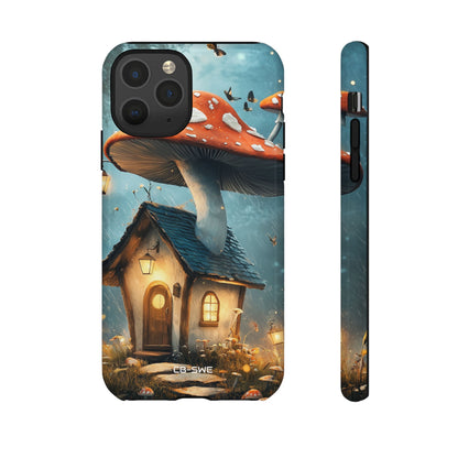 Mushroom House Glows - iPhone Case