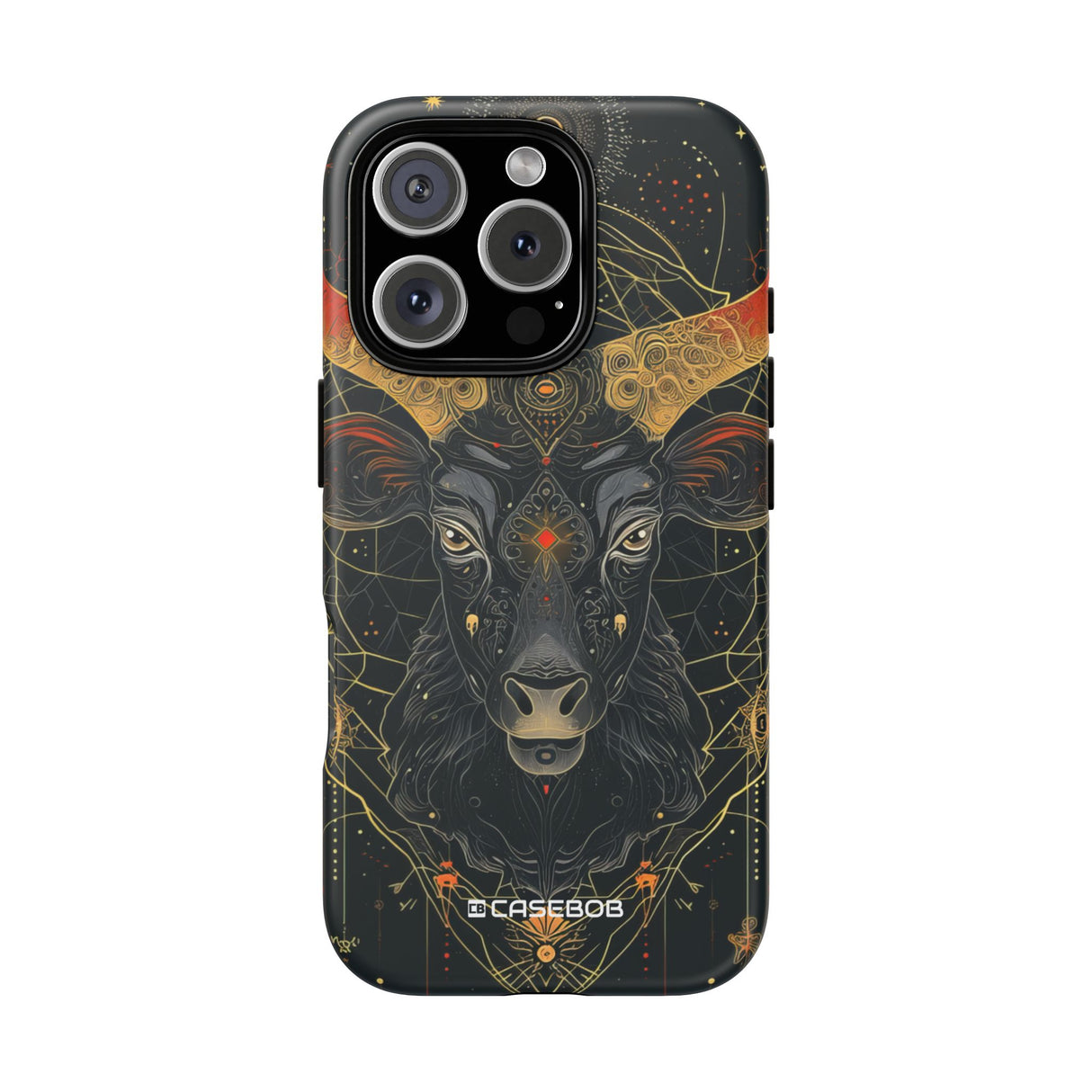 Mystical Bull: Cosmic Geometry - for iPhone 16