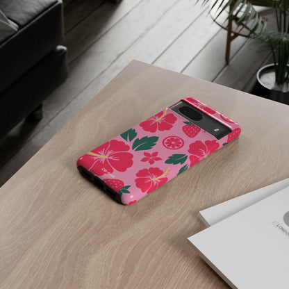 Tropical Hibiscus Harmony - Google Pixel Case