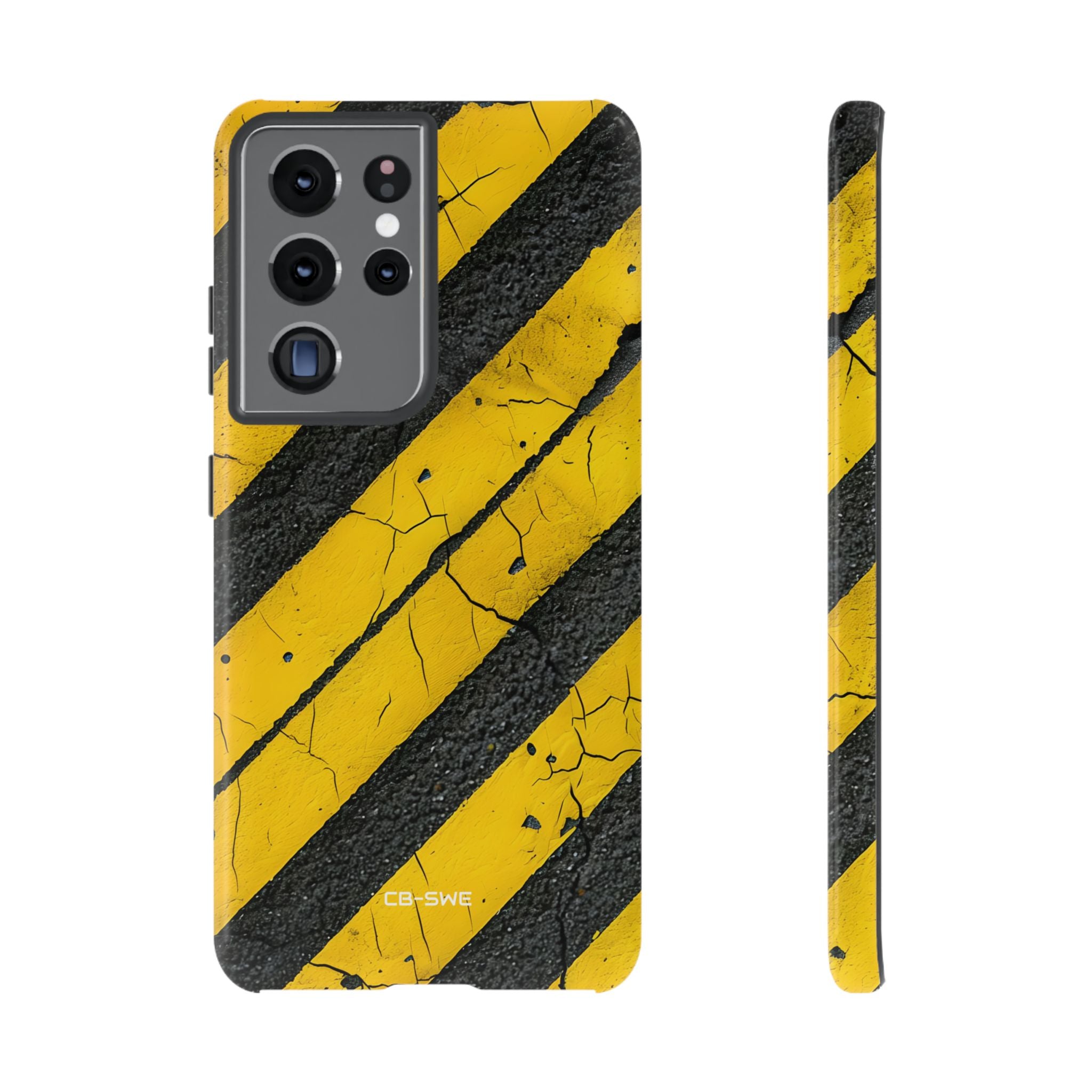 Cracked Hazard Lines - Samsung Case
