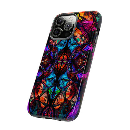 Gothic Stained Glass Splendor - Protective Phone Case