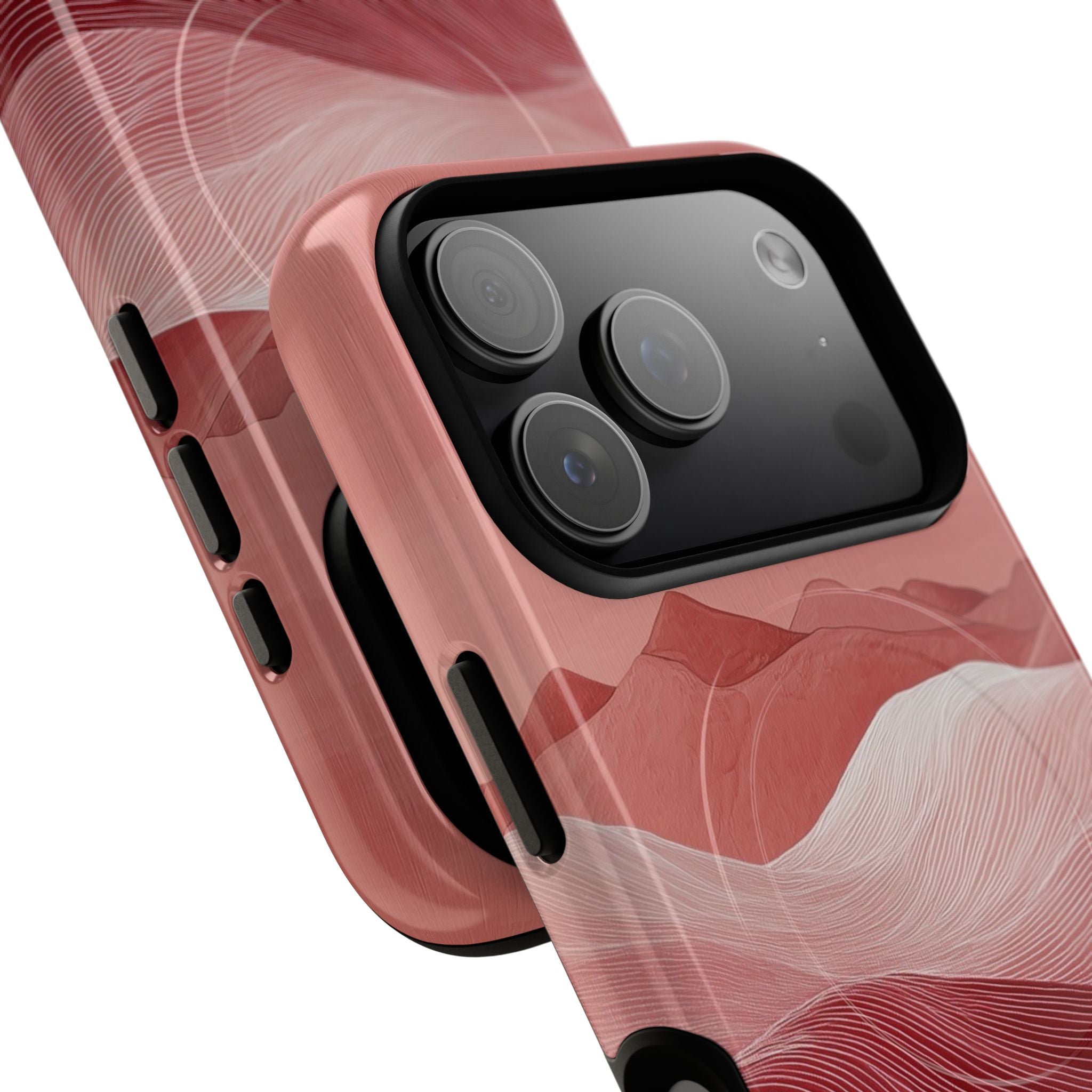 White Orb Dunes iPhone 17 Pro Case - Tough+