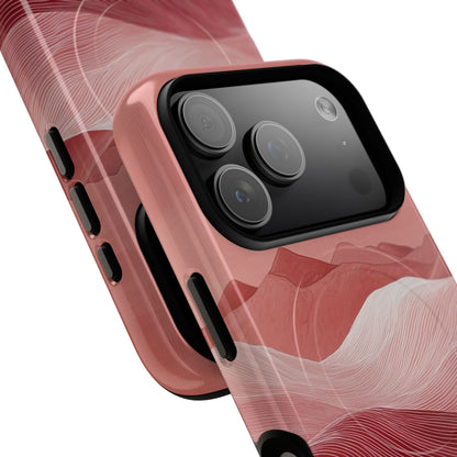 White Orb Dunes iPhone 17 Pro Case - Tough+