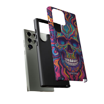 Flaming Skull Samsung S23 Ultra Case - Tough