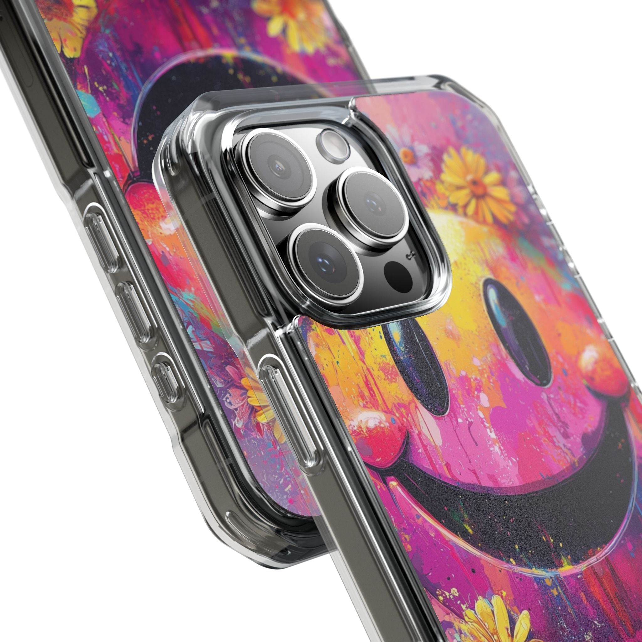 Smiley Bloom iPhone 16 Pro Max Case - Impact